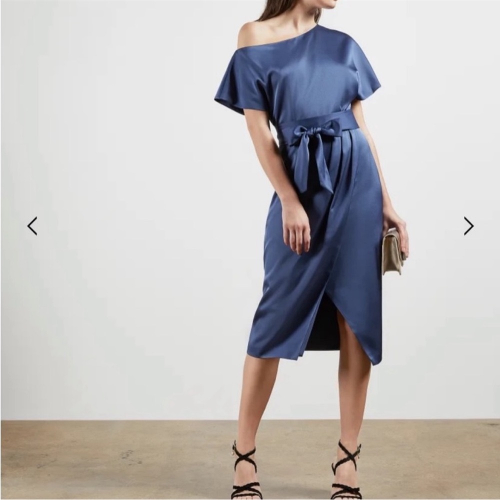 Ted Baker Willaa satin-crepe midi dress